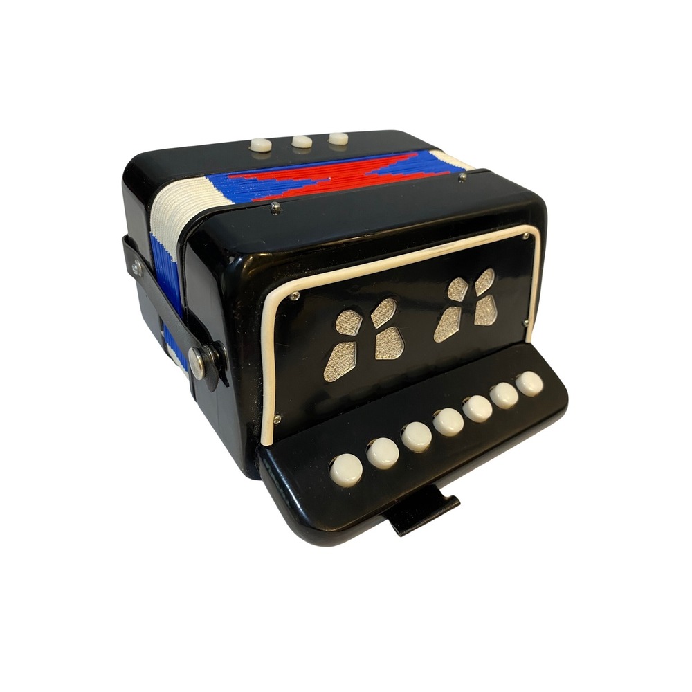 Vintage 7 Key Child Prodigy Midget Accordion. Polka Fun!